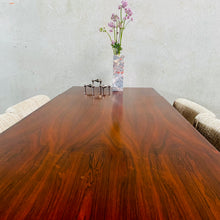 Load image into Gallery viewer, MID CENTURY DANISH DESIGN EXTENDABLE DINING SET WITH 6 CHAIRS, DENMARK 1960S
