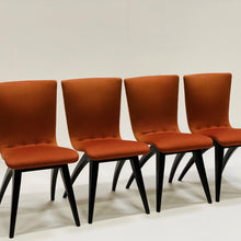 Load image into Gallery viewer, Set of 4 Swing Dining Chairs by Gj Van Os for Van Os Culemborg, Netherlands 1950
