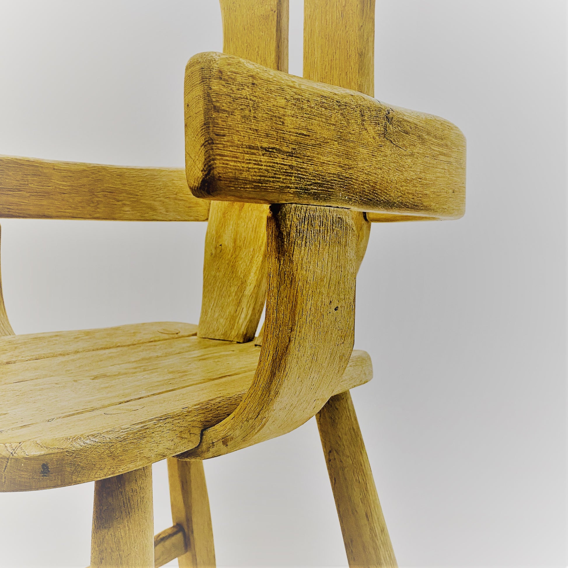 BRUTALIST ARMCHAIR BY KUNSTMEUBELEN DE PUYDT, BELGIUM 1960S www.foundicons.nl