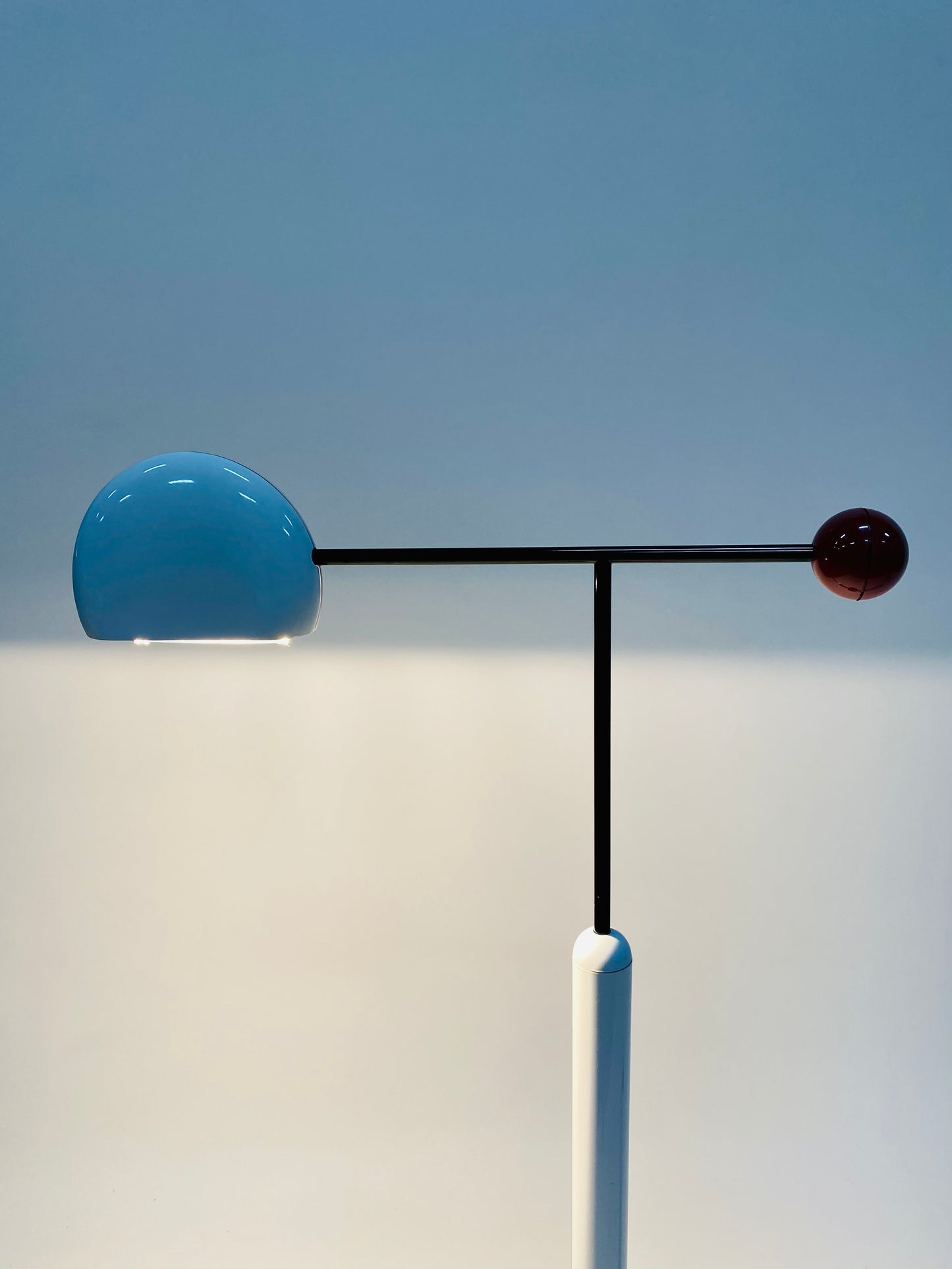 Verstellbare Tomo-Stehlampe von Toshiyuki Kita für Luci Italia, Italien 1980
