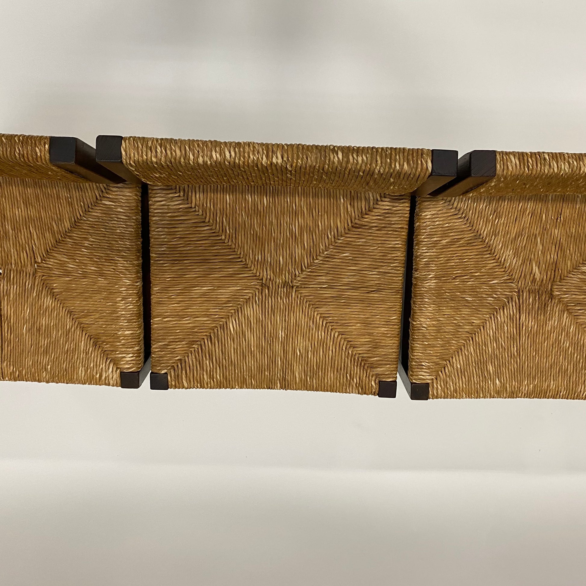 'SE82' WENGÉ & WICKER DINING CHAIRS BY MARTIN VISSER & WALTER ANTONIS FOR 'T SPECTRUM, NETHERLANDS 1960S www.foundicons.nl