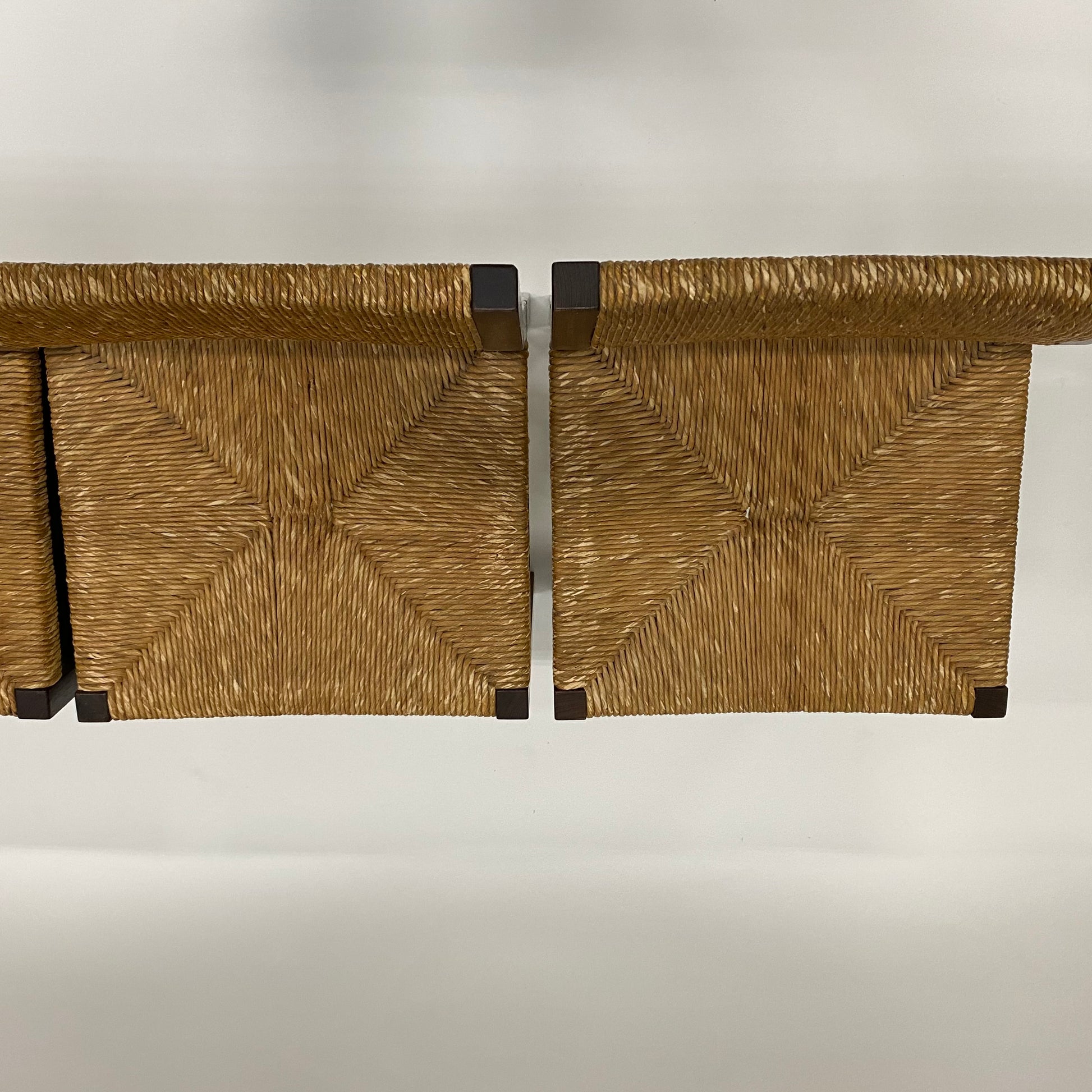 'SE82' WENGÉ & WICKER DINING CHAIRS BY MARTIN VISSER & WALTER ANTONIS FOR 'T SPECTRUM, NETHERLANDS 1960S www.foundicons.nl