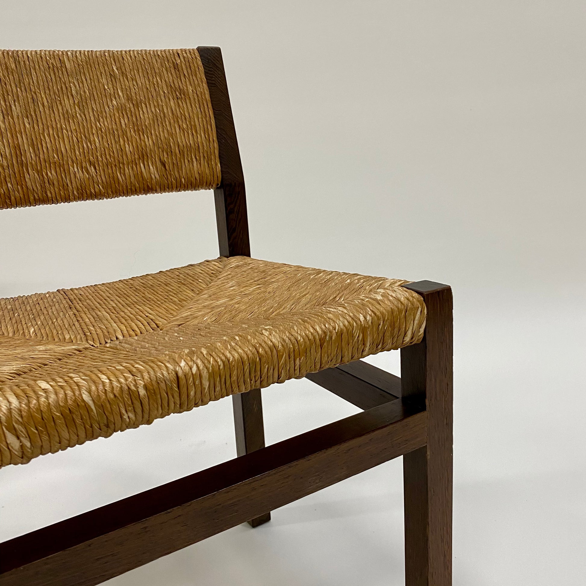 'SE82' WENGÉ & WICKER DINING CHAIRS BY MARTIN VISSER & WALTER ANTONIS FOR 'T SPECTRUM, NETHERLANDS 1960S www.foundicons.nl