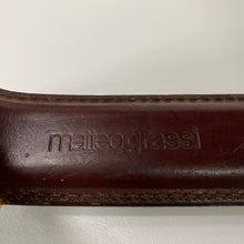 Load image into Gallery viewer, Set of 4 Burgundy Leather Sistina Strap Chairs by Tito Agnoli for Matteo Grassi, Italy 1980

