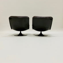 Load image into Gallery viewer, BROWN LEATHER EASY CHAIRS F978 BY GEOFFREY HARCOURT FOR ARTIFORT, NETHERLANDS 1960S www.foundicons.nl
