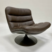 Load image into Gallery viewer, BROWN LEATHER EASY CHAIRS F978 BY GEOFFREY HARCOURT FOR ARTIFORT, NETHERLANDS 1960S www.foundicons.nl
