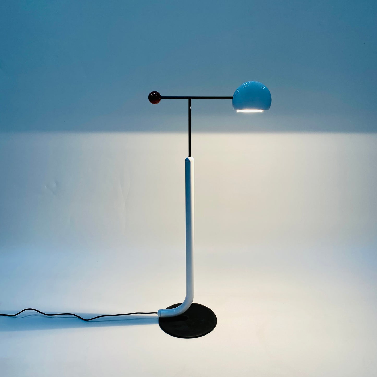 Verstellbare Tomo-Stehlampe von Toshiyuki Kita für Luci Italia, Italien 1980