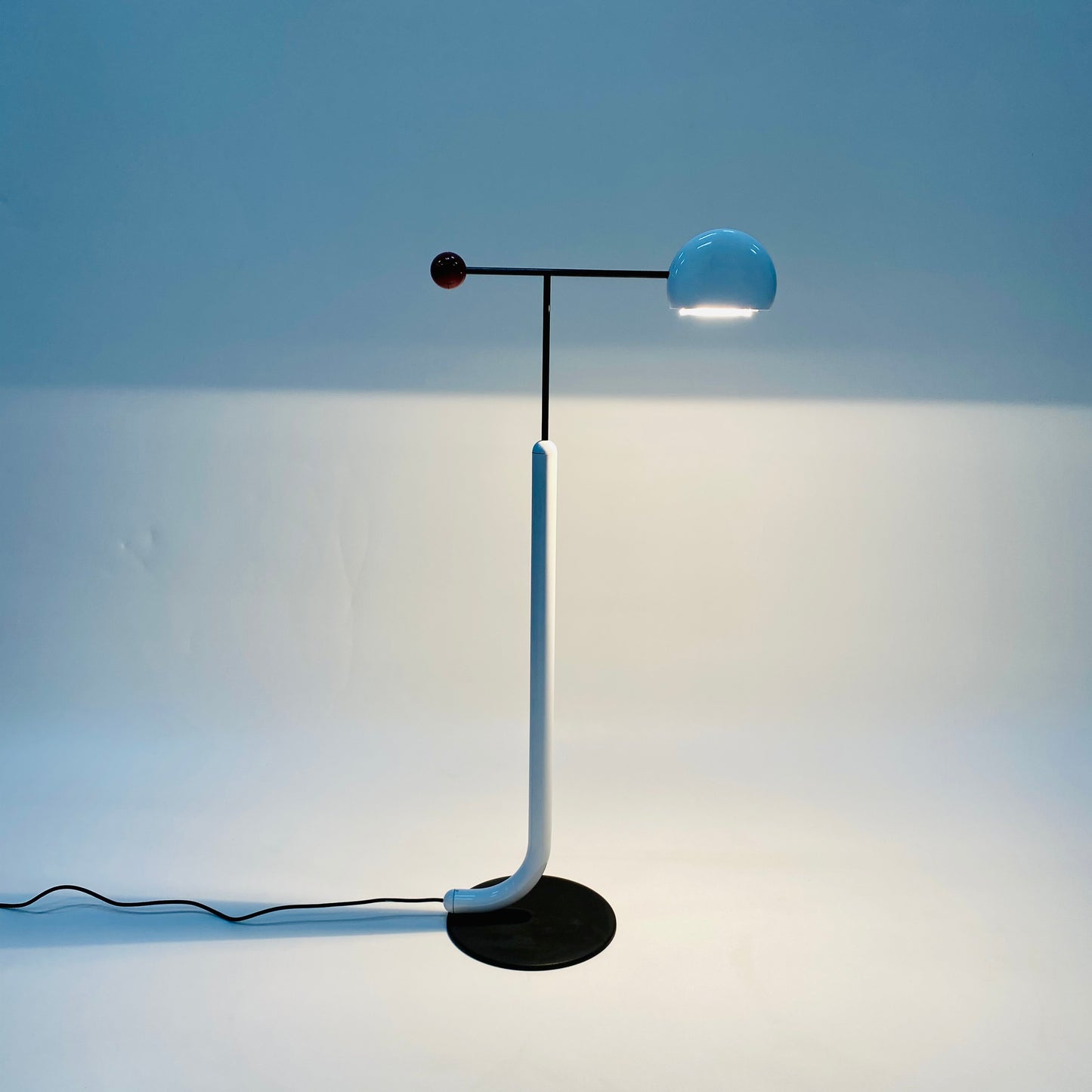 Verstellbare Tomo-Stehlampe von Toshiyuki Kita für Luci Italia, Italien 1980