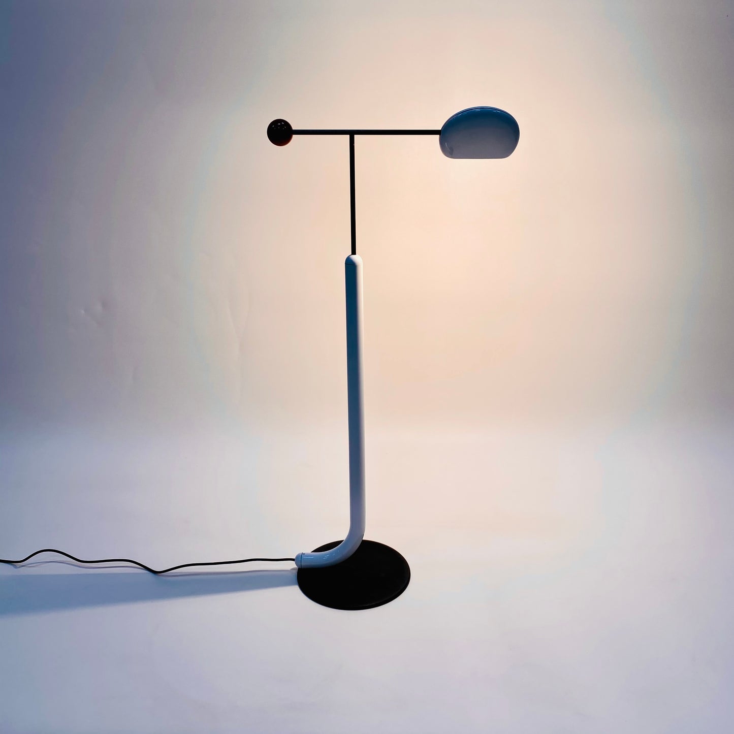 Verstellbare Tomo-Stehlampe von Toshiyuki Kita für Luci Italia, Italien 1980