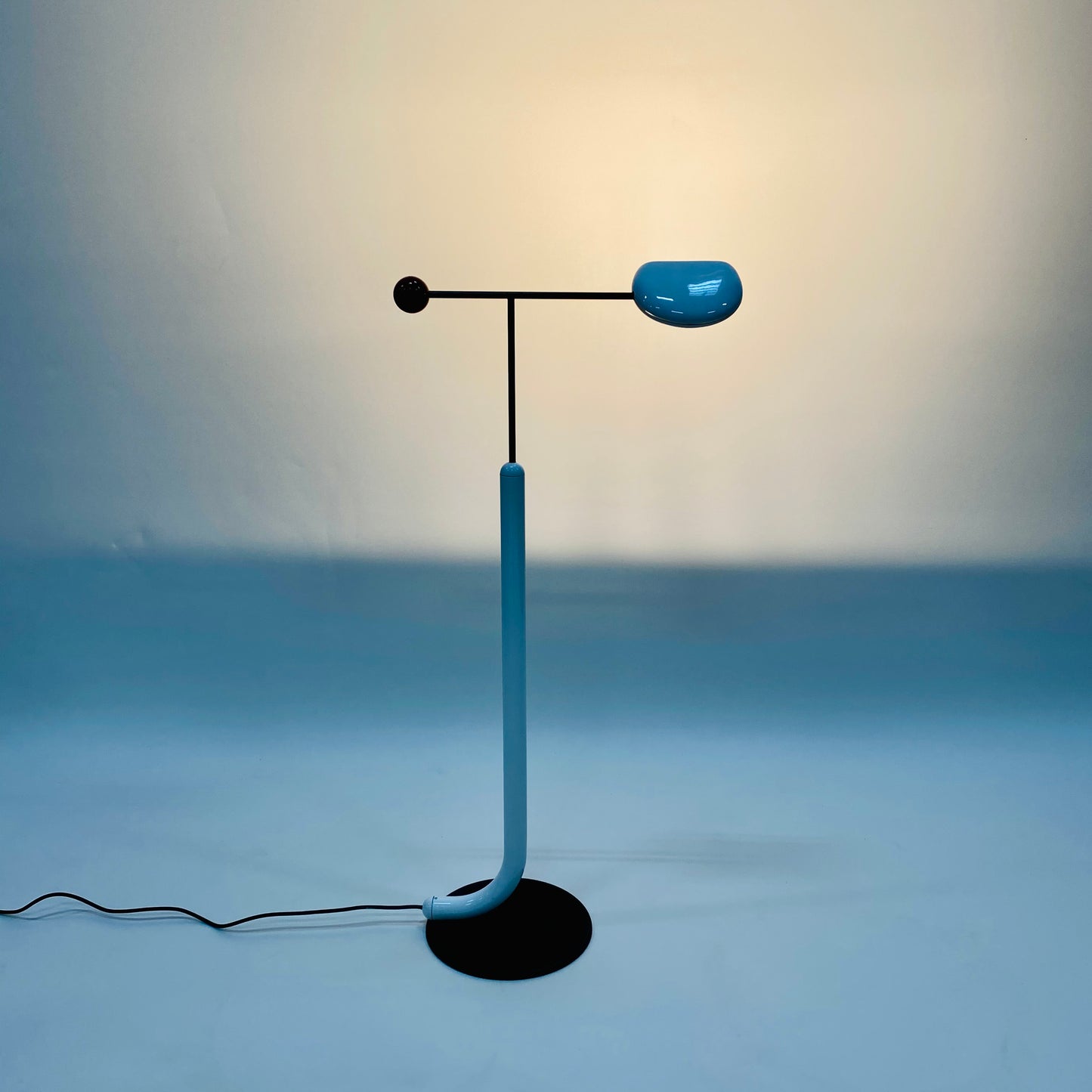 Verstellbare Tomo-Stehlampe von Toshiyuki Kita für Luci Italia, Italien 1980
