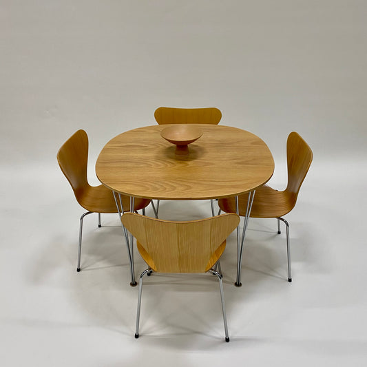 Superelips Esstisch von Bruno Mathsson & Piet Hein für Fritz Hansen, Dänemark 1970