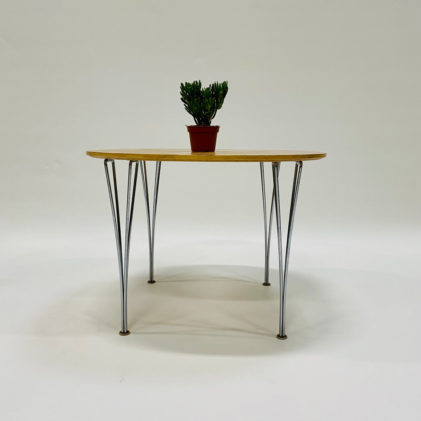 Superelips Esstisch von Bruno Mathsson & Piet Hein für Fritz Hansen, Dänemark 1970