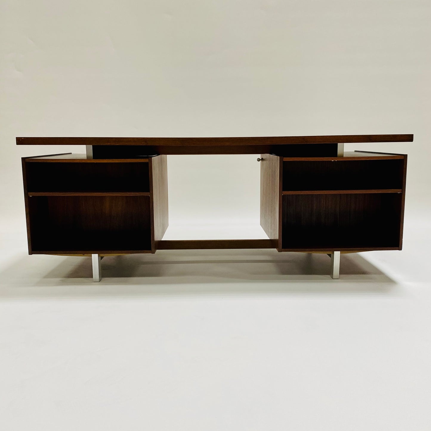 Rosewood Executive Desk von Kho Liang Ie für Fristho, Niederlande, 1950