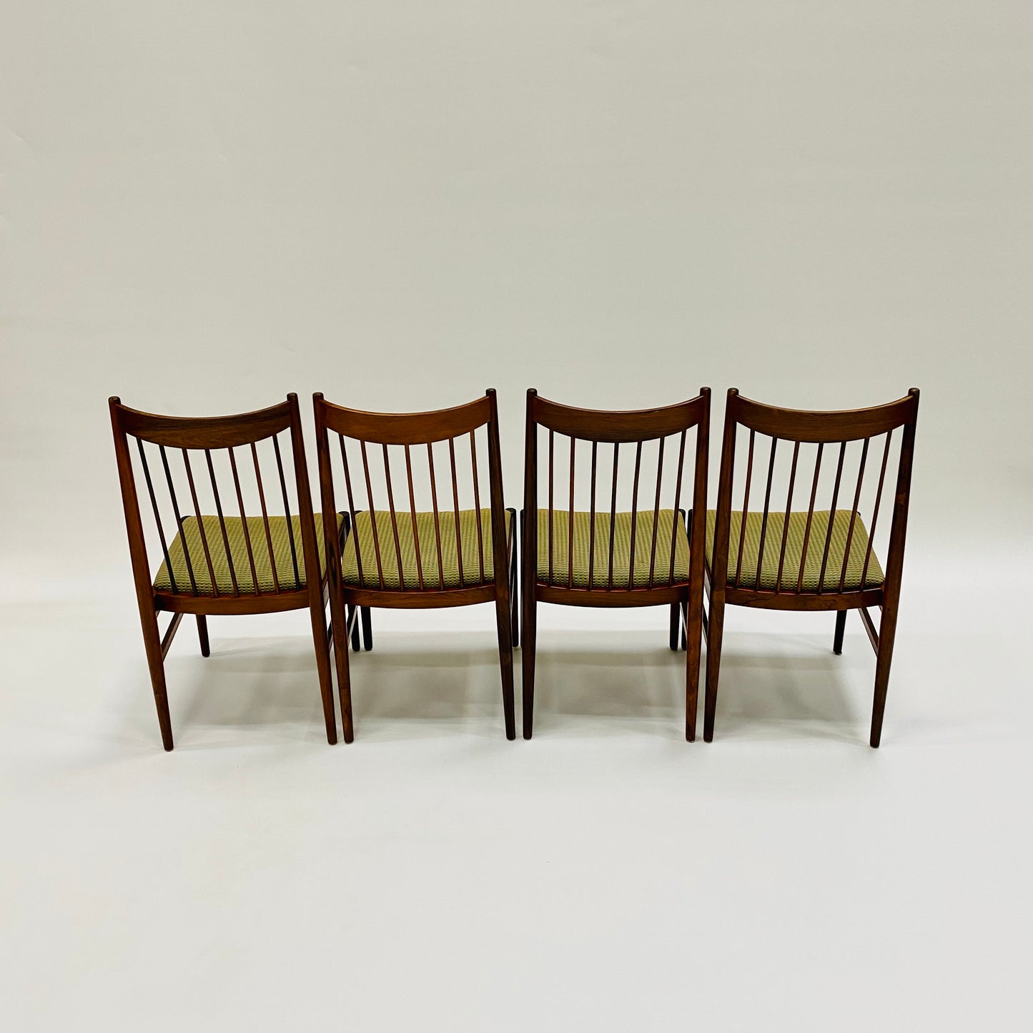 4 x Esszimmerstühle Modell 422 aus Palisanderholz von Arne Vodder für Sibast, Dänemark, 1960er Jahre