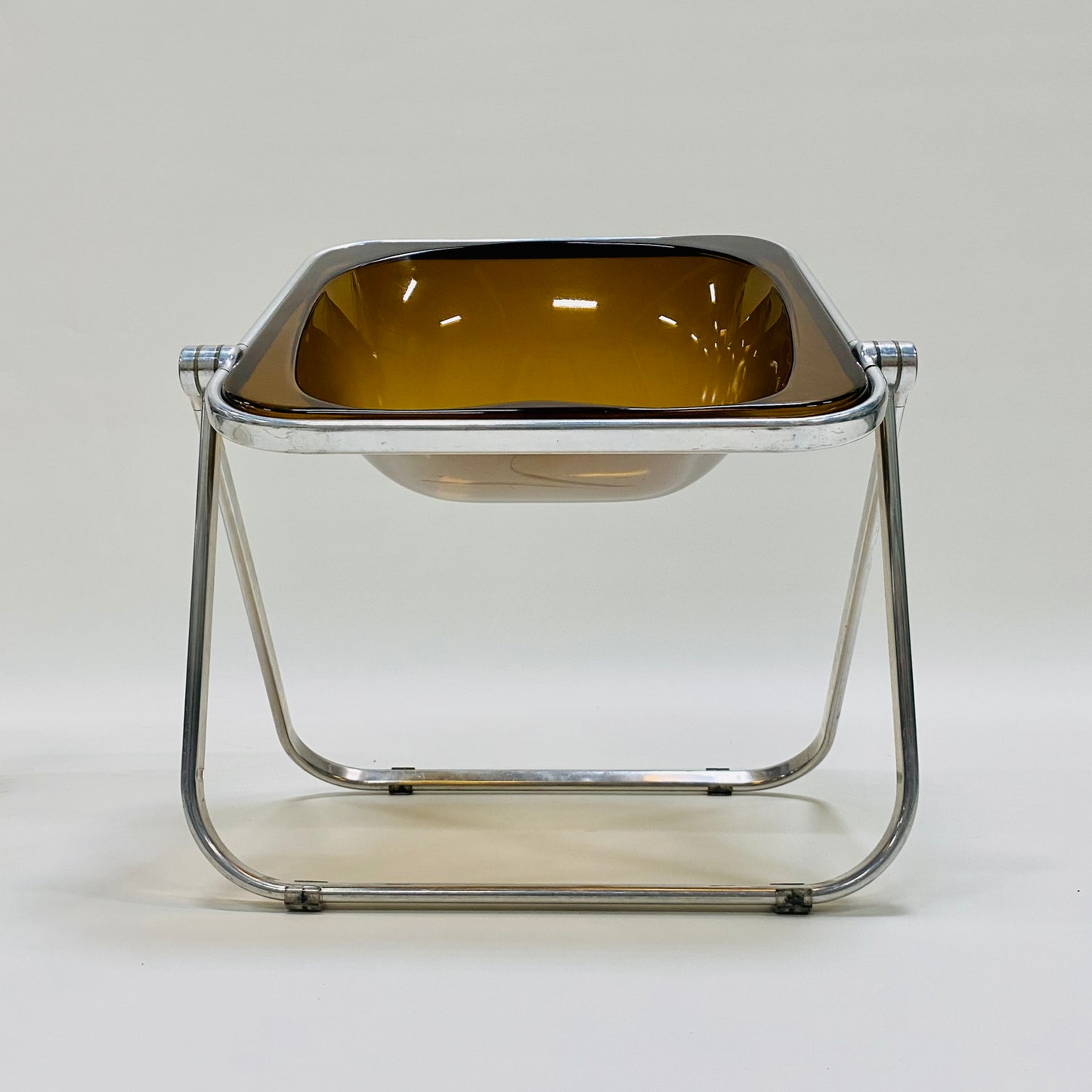 EXTREMELY RARE SET OF PLONA FOLDING CHAIRS BY GIANCARLO PIRETTI FOR CASTELLI, ITALY 1970S www.foundicons.nl