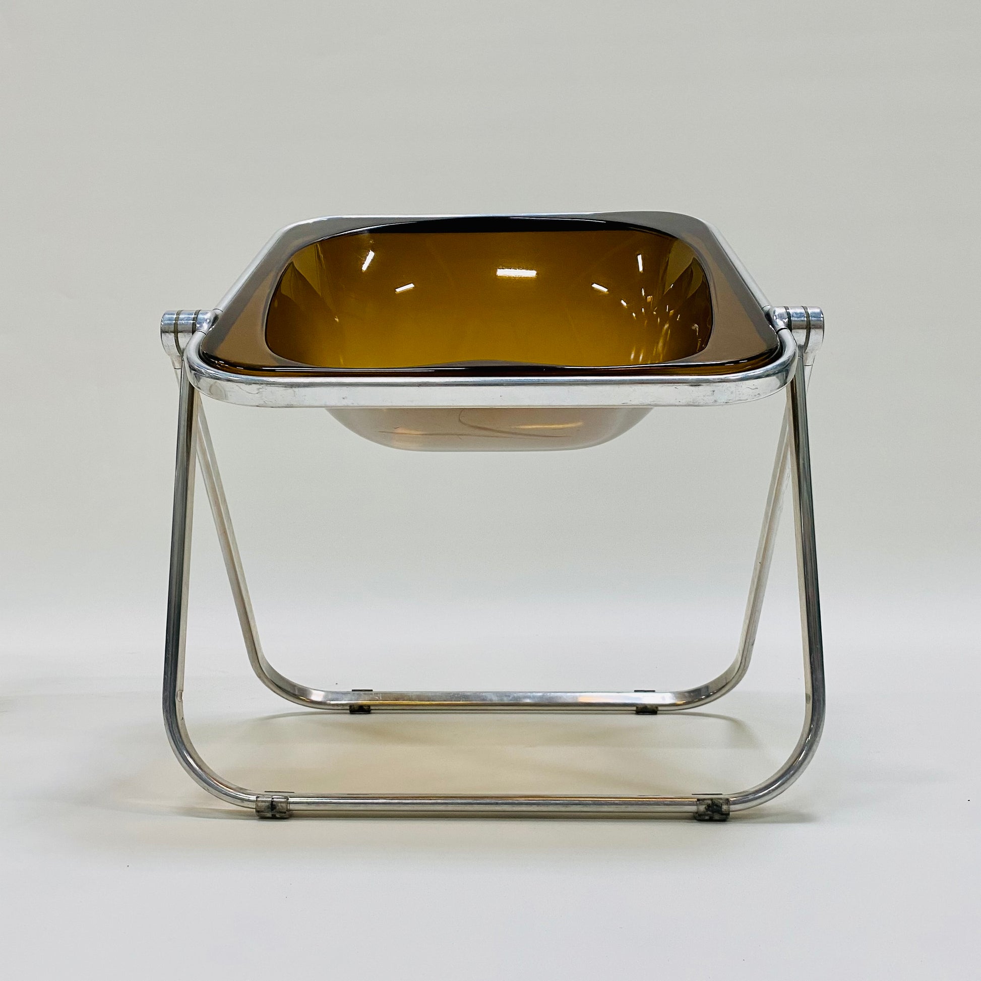 EXTREMELY RARE SET OF PLONA FOLDING CHAIRS BY GIANCARLO PIRETTI FOR CASTELLI, ITALY 1970S www.foundicons.nl