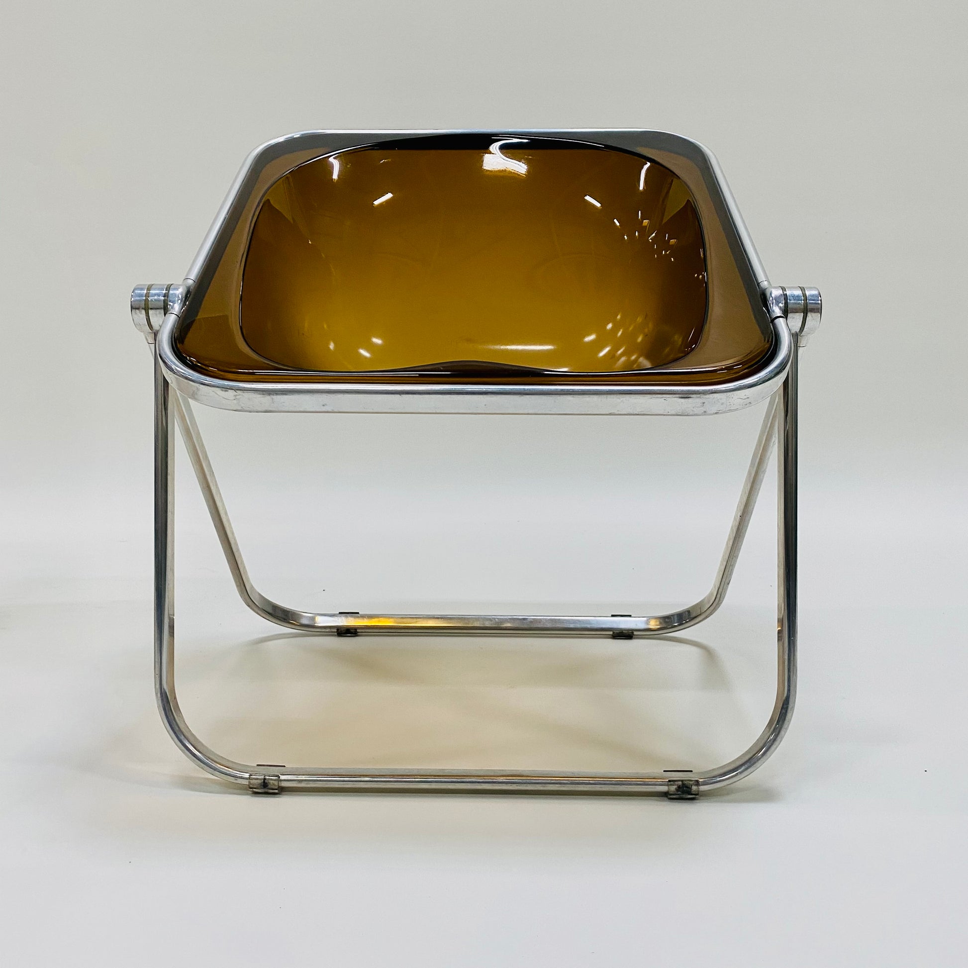 EXTREMELY RARE SET OF PLONA FOLDING CHAIRS BY GIANCARLO PIRETTI FOR CASTELLI, ITALY 1970S www.foundicons.nl