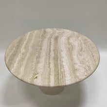 Load image into Gallery viewer, BEAUTIFUL ITALIAN TRAVERTINE ROUND DINING TABLE, ITALY 1970S www.foundicons.nl
