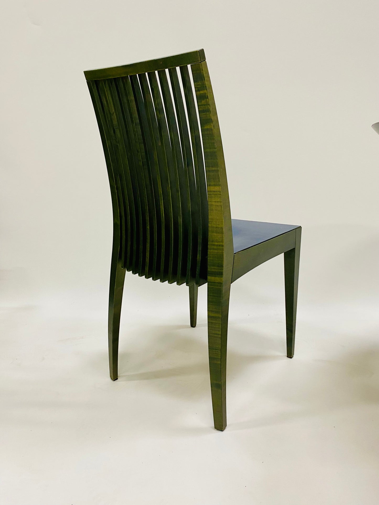 Ausziehbarer Esstisch im italienischen Design mit vier Stühlen von Wolf Schmidt-Bandelow, Italien, 1980