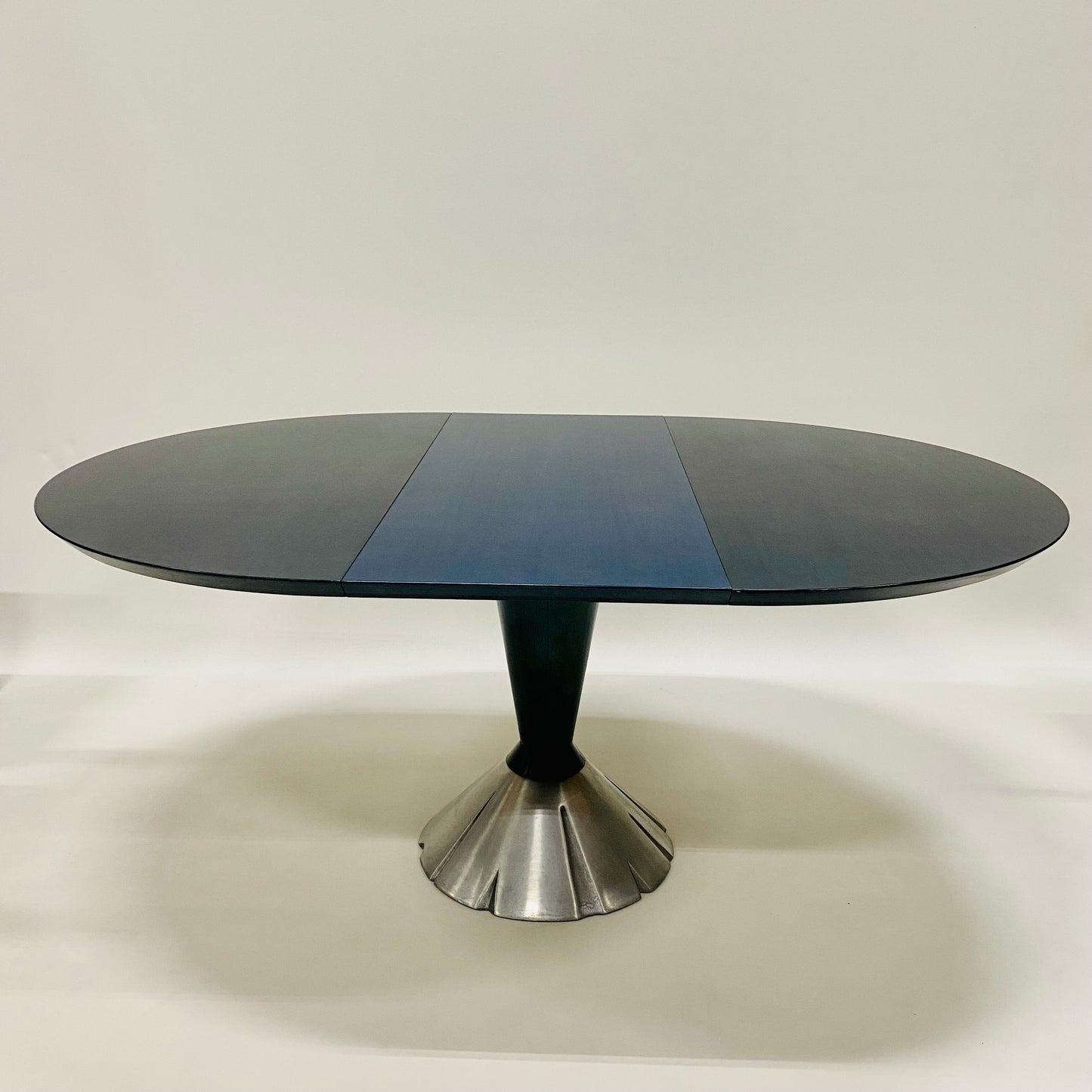 Ausziehbarer Esstisch im italienischen Design mit vier Stühlen von Wolf Schmidt-Bandelow, Italien, 1980