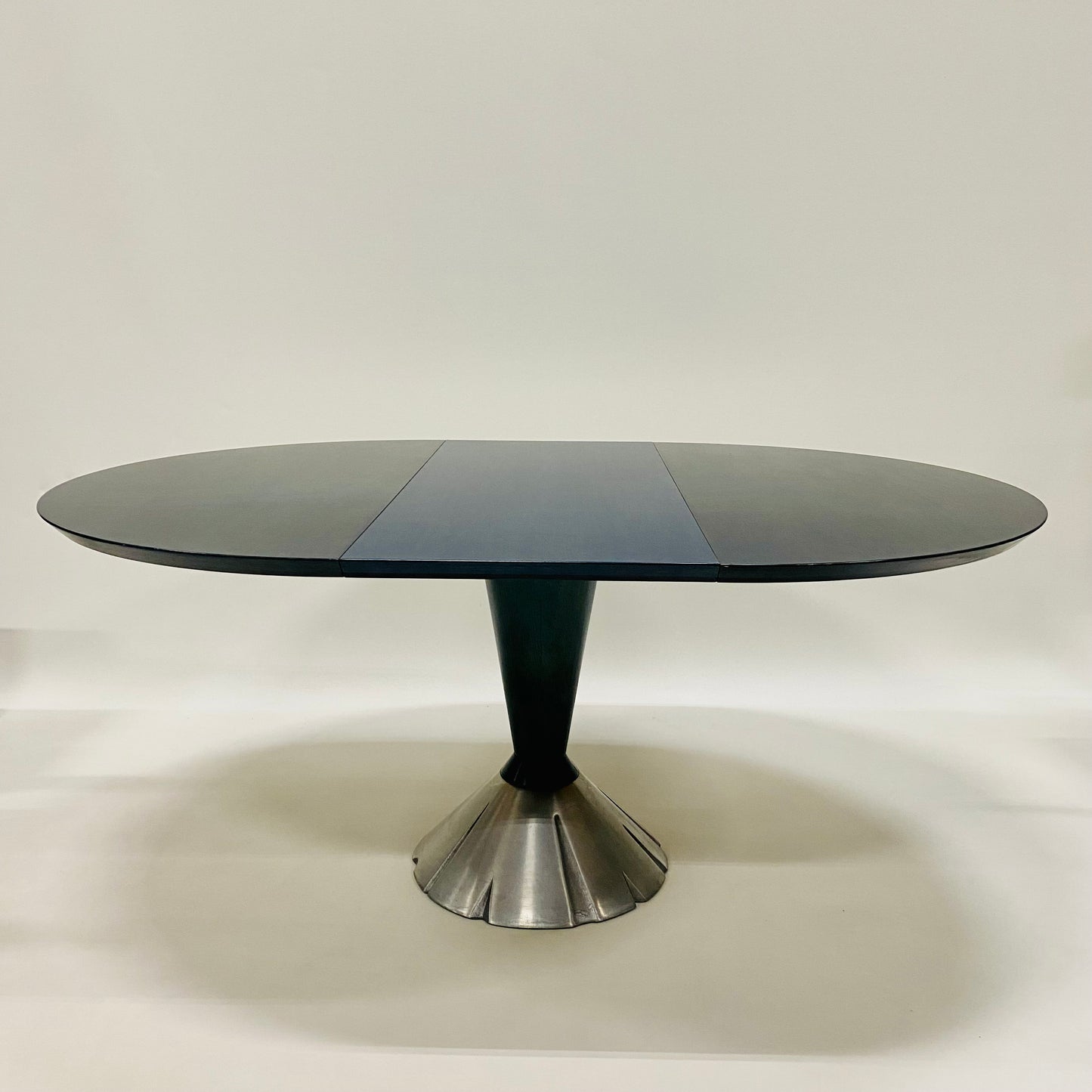 Ausziehbarer Esstisch im italienischen Design mit vier Stühlen von Wolf Schmidt-Bandelow, Italien, 1980