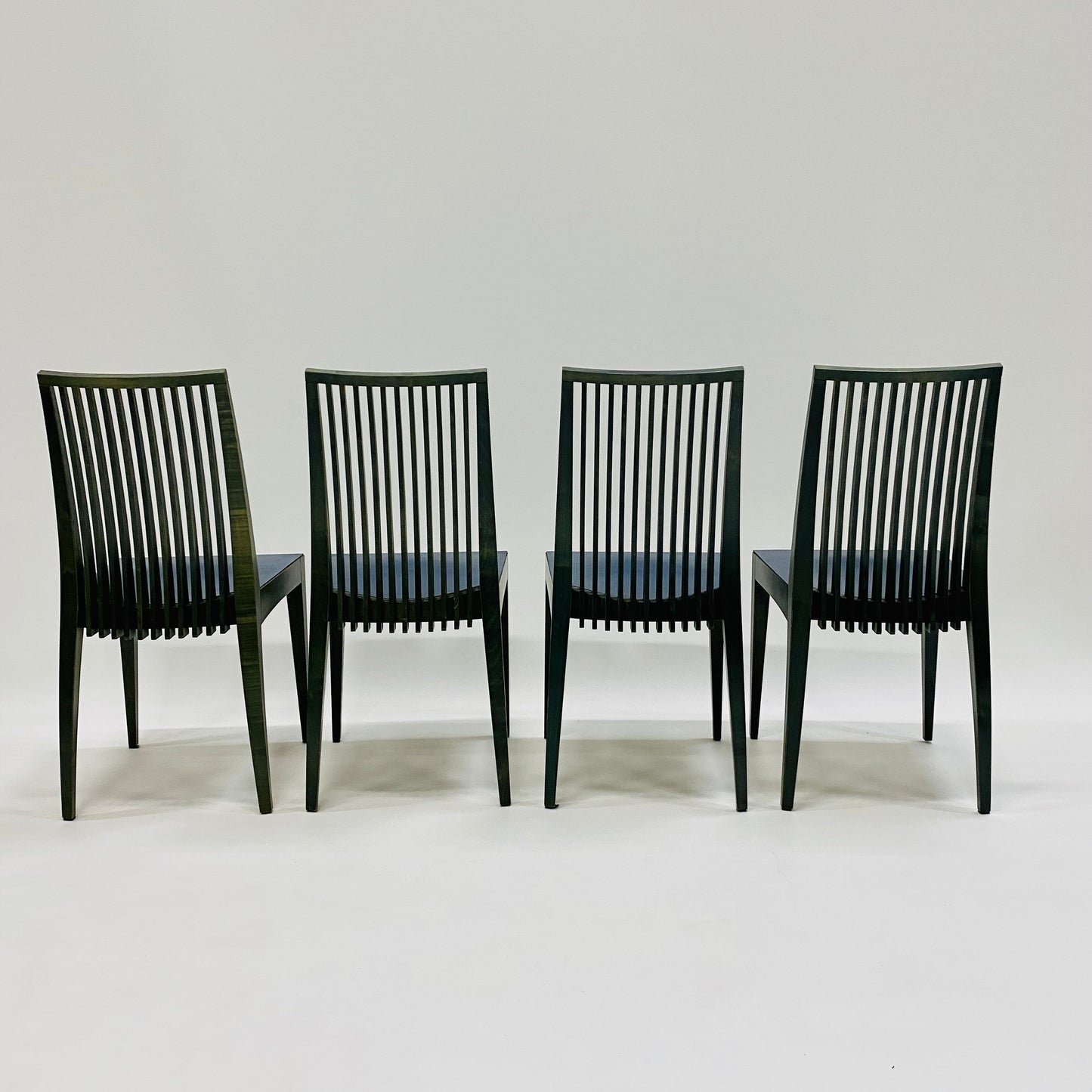 Ausziehbarer Esstisch im italienischen Design mit vier Stühlen von Wolf Schmidt-Bandelow, Italien, 1980