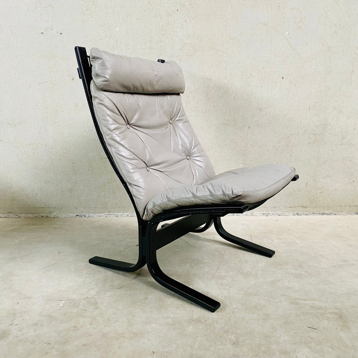 GREY SIESTA LOUNGE CHAIR BY INGMAR RELLING FOR WESTNOFA, NORWAY 1960S