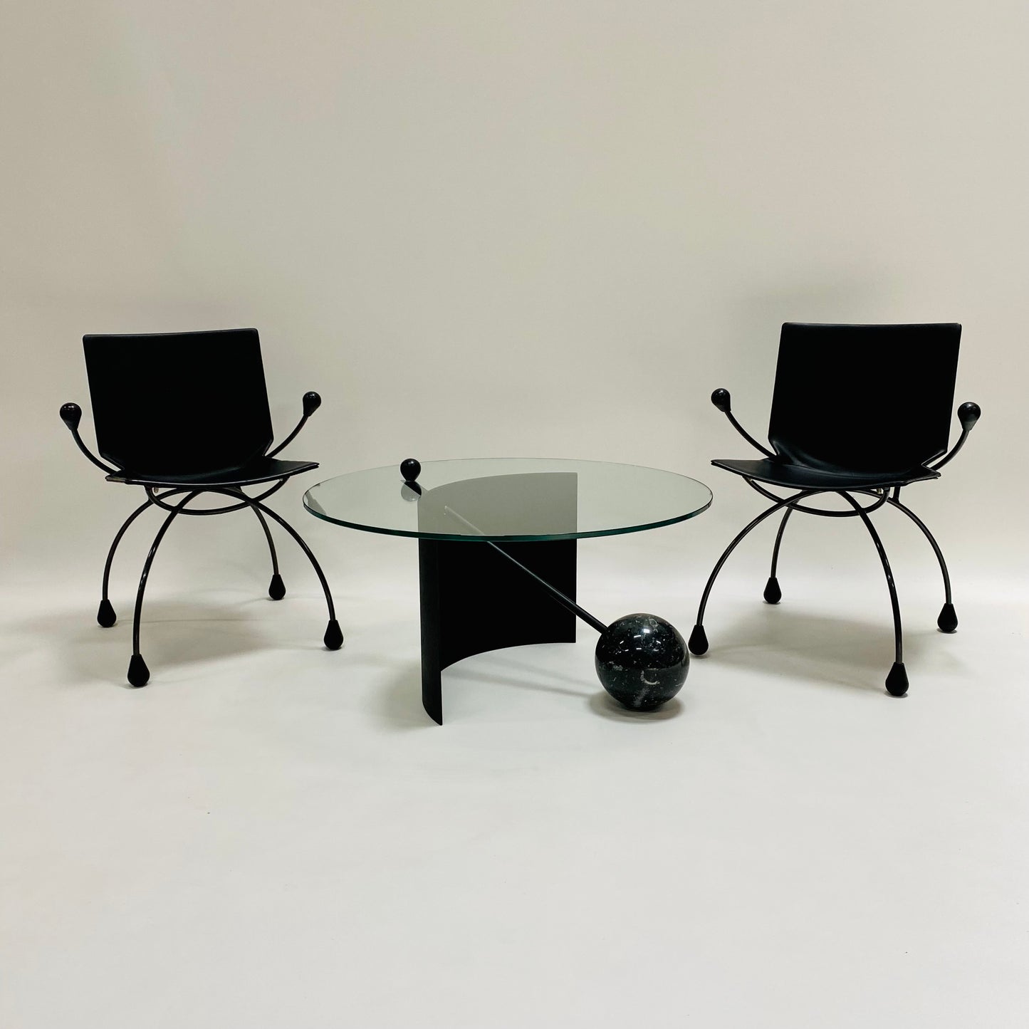 Seltenes Set aus zwei Sesseln von Karel Boonzaaijer und Pierre Mazairac für Young International Niederlande 1980 