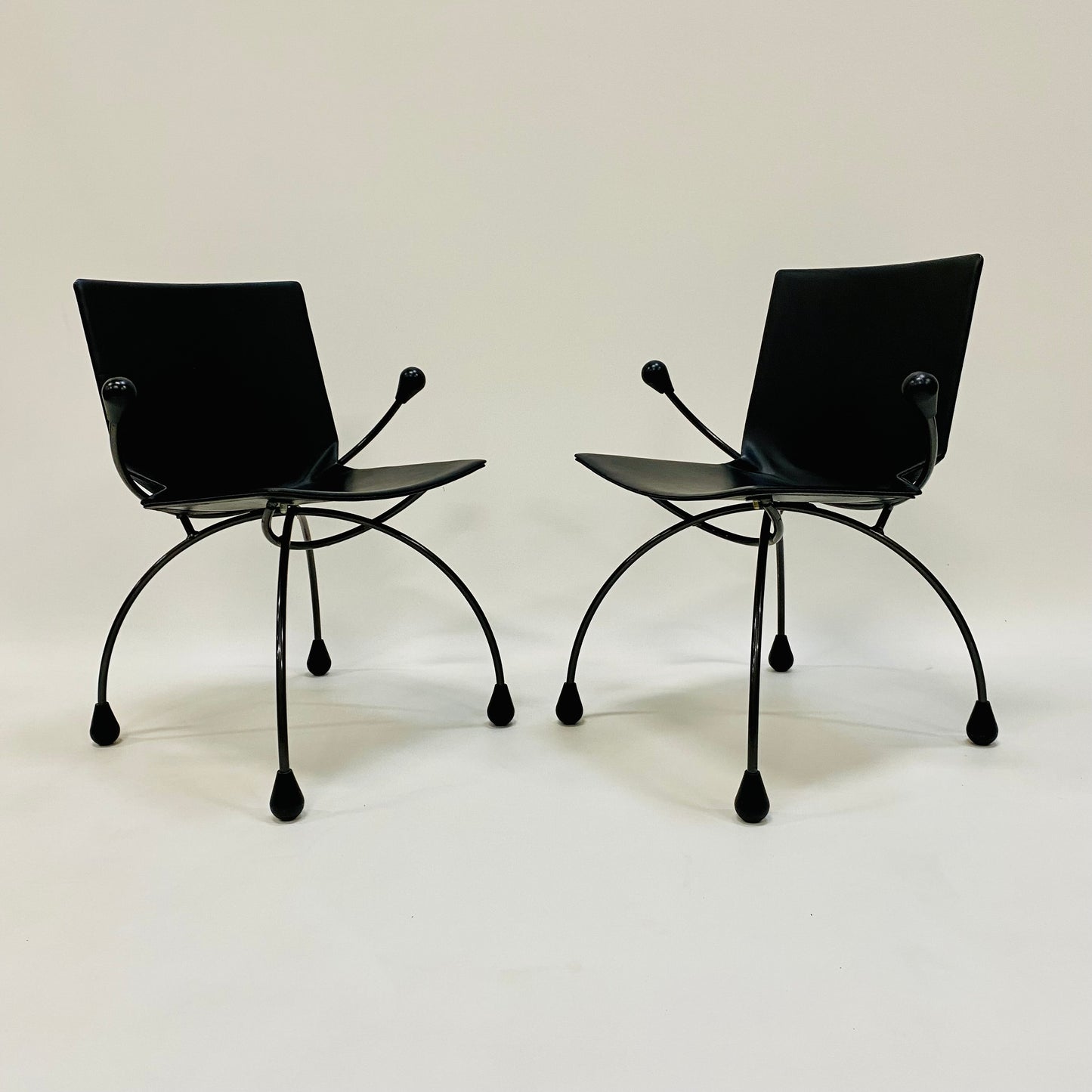 Seltenes Set aus zwei Sesseln von Karel Boonzaaijer und Pierre Mazairac für Young International Niederlande 1980 