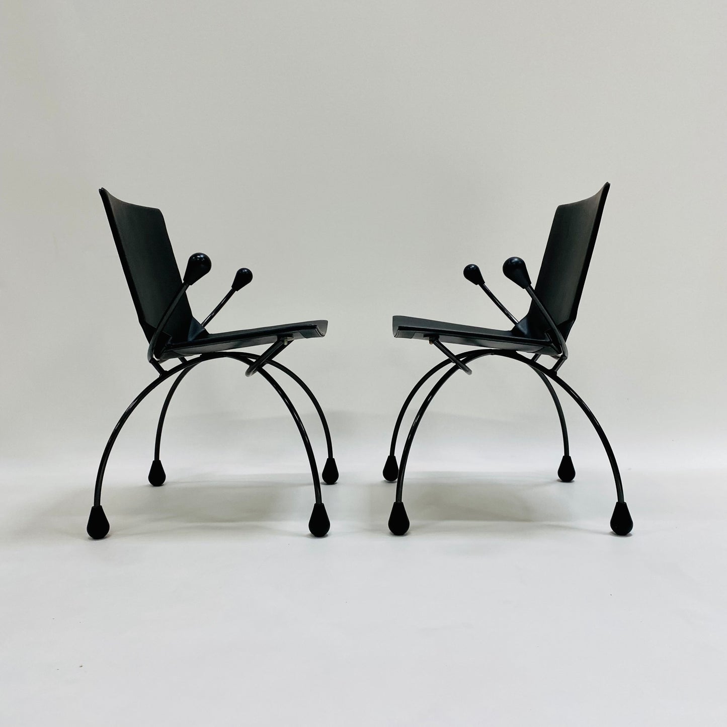 Seltenes Set aus zwei Sesseln von Karel Boonzaaijer und Pierre Mazairac für Young International Niederlande 1980 