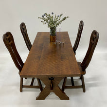Load image into Gallery viewer, BRUTALIST DINING SET BY KUNSTMEUBELEN DE PUYDT, BELGIUM 1970S
