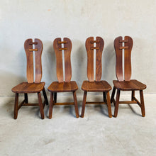Load image into Gallery viewer, BRUTALIST ROUND DINING SET BY KUNSTMEUBELEN DE PUYDT, BELGIUM 1970S
