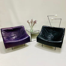 Load image into Gallery viewer, Black Leather &quot;Butterfly&quot; Lounge Chair by Gerard Van Den Berg for Montis Netherlands 1980
