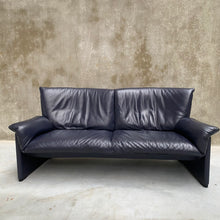 Load image into Gallery viewer, LEATHER PALMARIA 709 2-SEATER SOFA BY VICO MAGISTRETTI FOR CASSINA, ITALY 1970S
