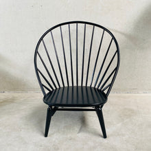 Load image into Gallery viewer, Lounge Chair “bågen” by Sven Engström &amp; Gunnar Myrstrand for Nässjö Stolfabrik, Sweden 1950
