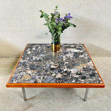 Load image into Gallery viewer, Massive Raw Granito Terrazzo Coffee Table, Italy 1970
