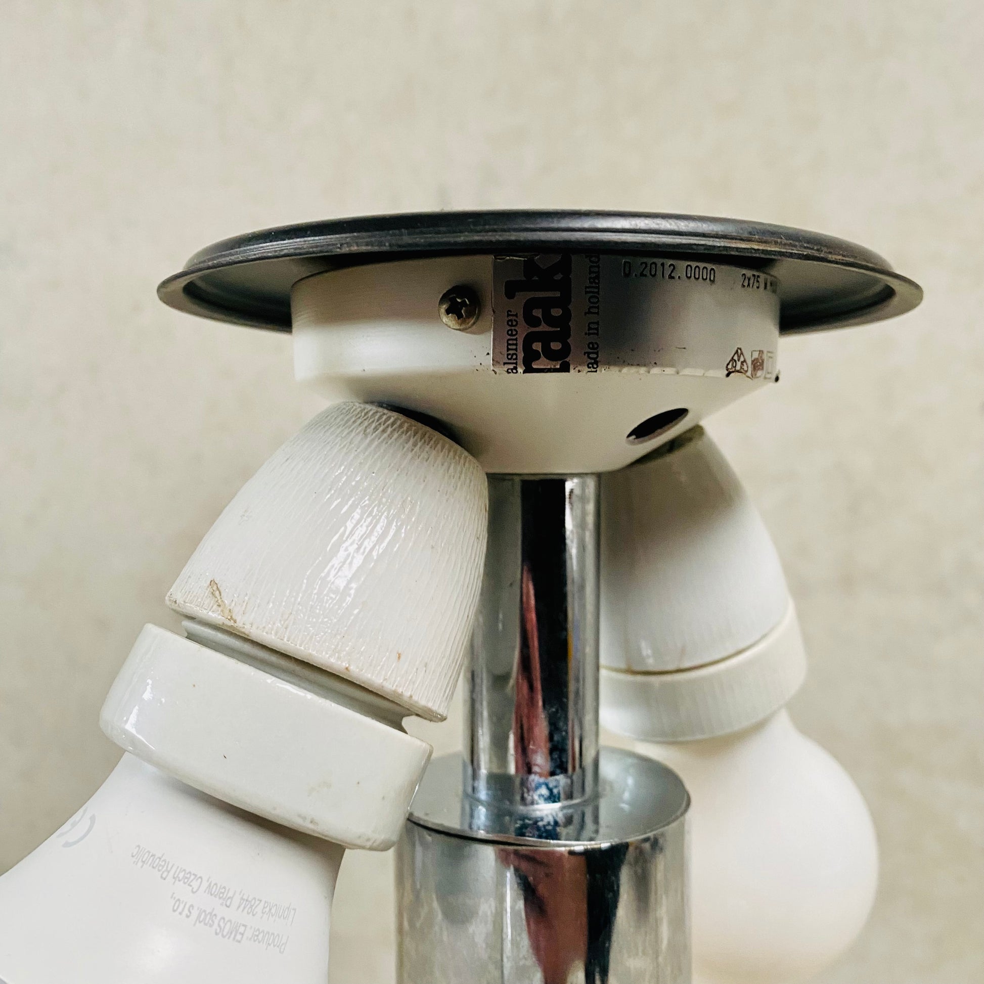 IMPRESSIVE LARGE VINTAGE TABLE LAMP BY RAAK AMSTERDAM, NETHERLANDS 1960S