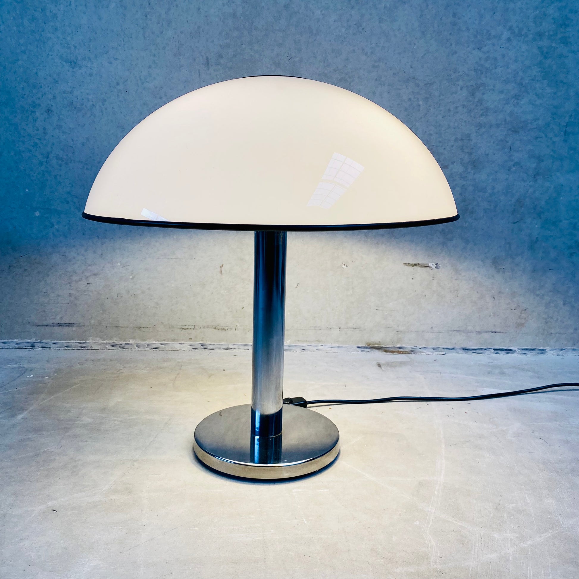 IMPRESSIVE LARGE VINTAGE TABLE LAMP BY RAAK AMSTERDAM, NETHERLANDS 1960S