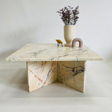 Load image into Gallery viewer, Mid-century Italian Design Marble Coffee Table Italy 1970
