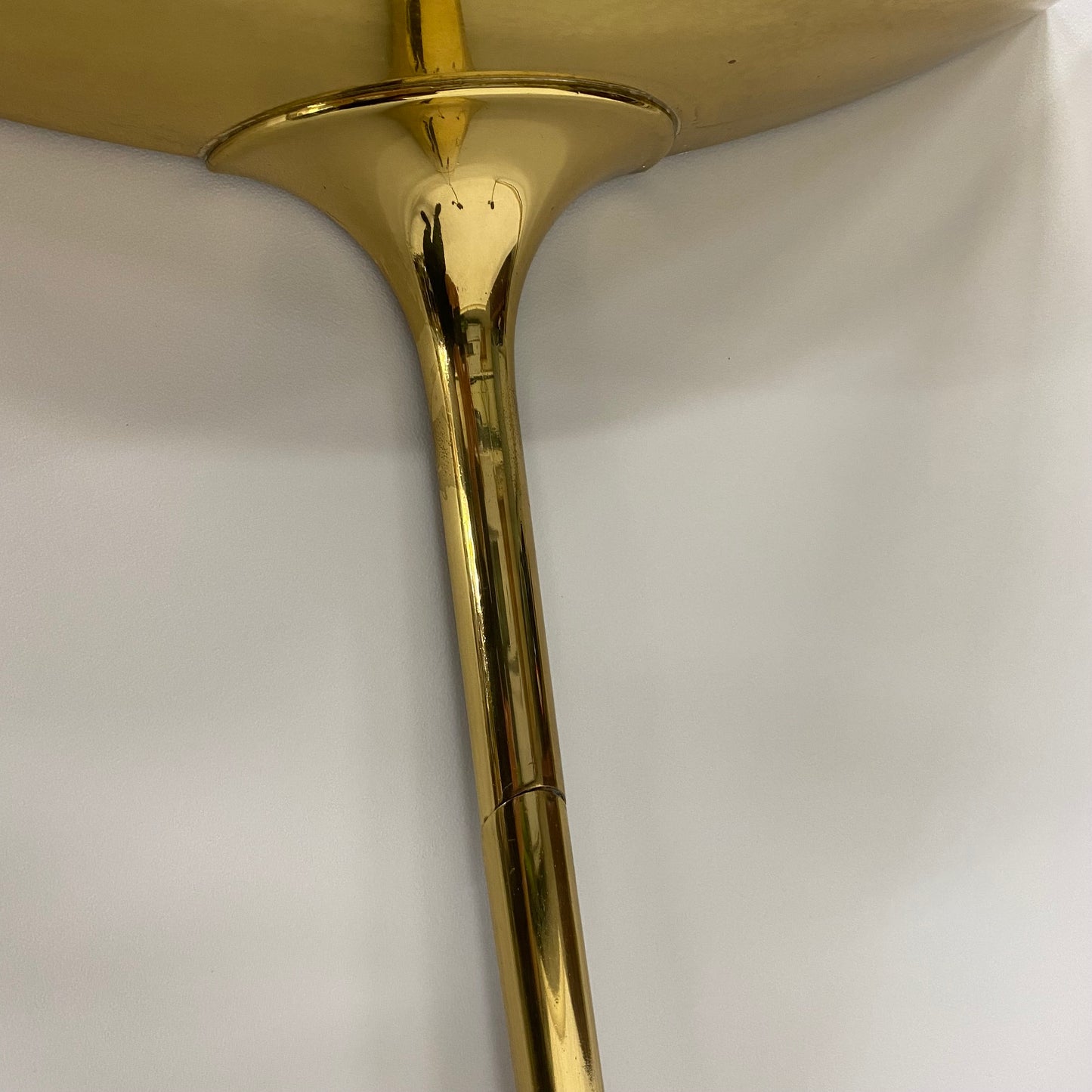 2 x Florian Schulz Messing-Wandleuchten, Deutschland 1970