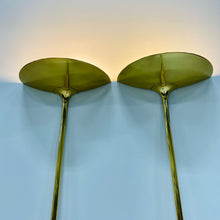 Load image into Gallery viewer, 2 X Florian Schulz Brass Uplights Bowl Scones Wall Lights, Germany 1970
