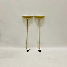 Load image into Gallery viewer, 2 X Florian Schulz Brass Uplights Bowl Scones Wall Lights, Germany 1970
