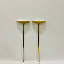 Load image into Gallery viewer, 2 X Florian Schulz Brass Uplights Bowl Scones Wall Lights, Germany 1970
