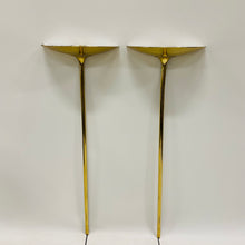 Load image into Gallery viewer, 2 X Florian Schulz Brass Uplights Bowl Scones Wall Lights, Germany 1970
