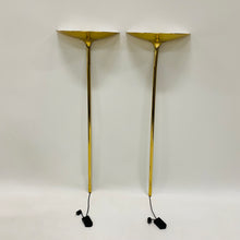 Load image into Gallery viewer, 2 X Florian Schulz Brass Uplights Bowl Scones Wall Lights, Germany 1970
