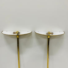 Load image into Gallery viewer, 2 X Florian Schulz Brass Uplights Bowl Scones Wall Lights, Germany 1970

