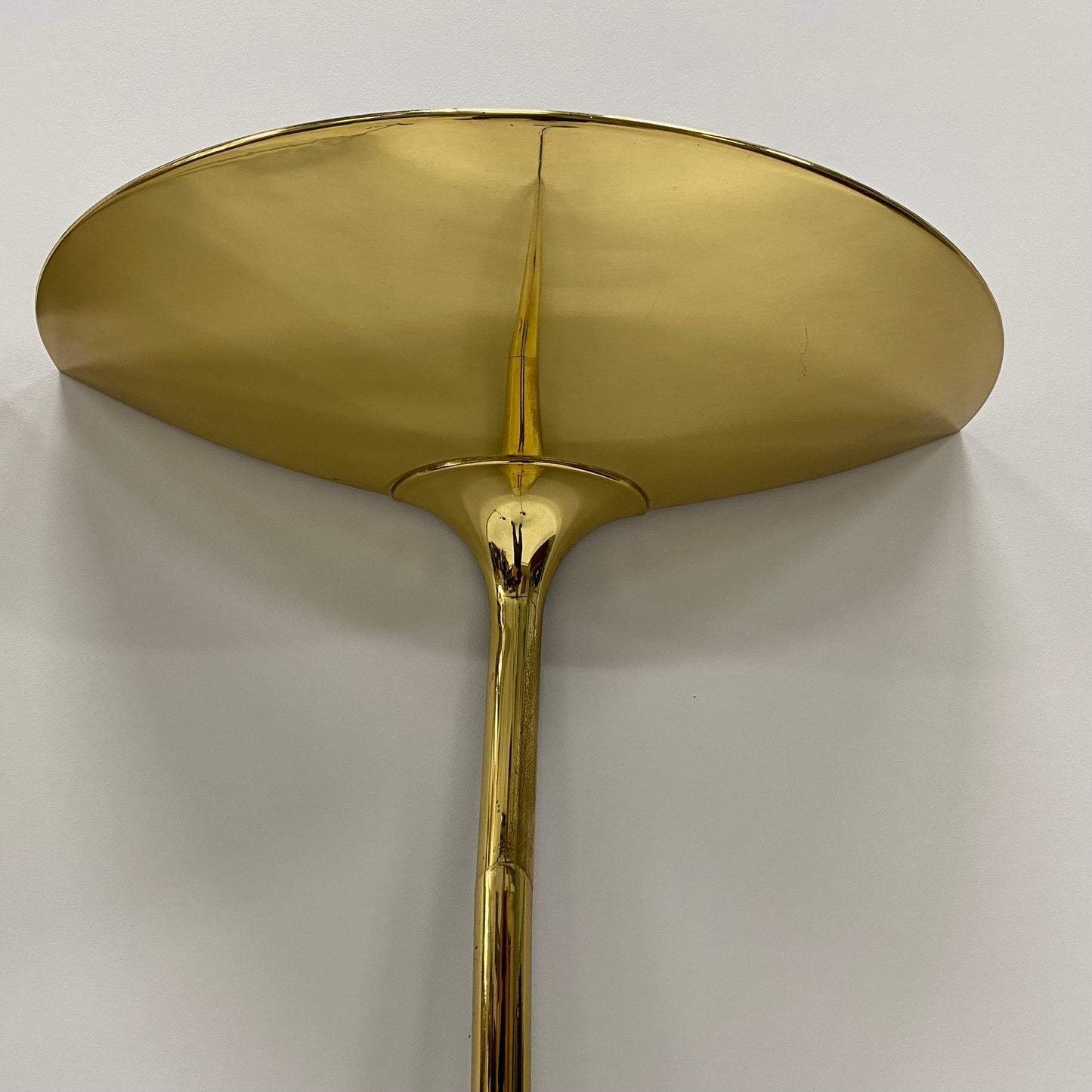 2 x Florian Schulz Messing-Wandleuchten, Deutschland 1970