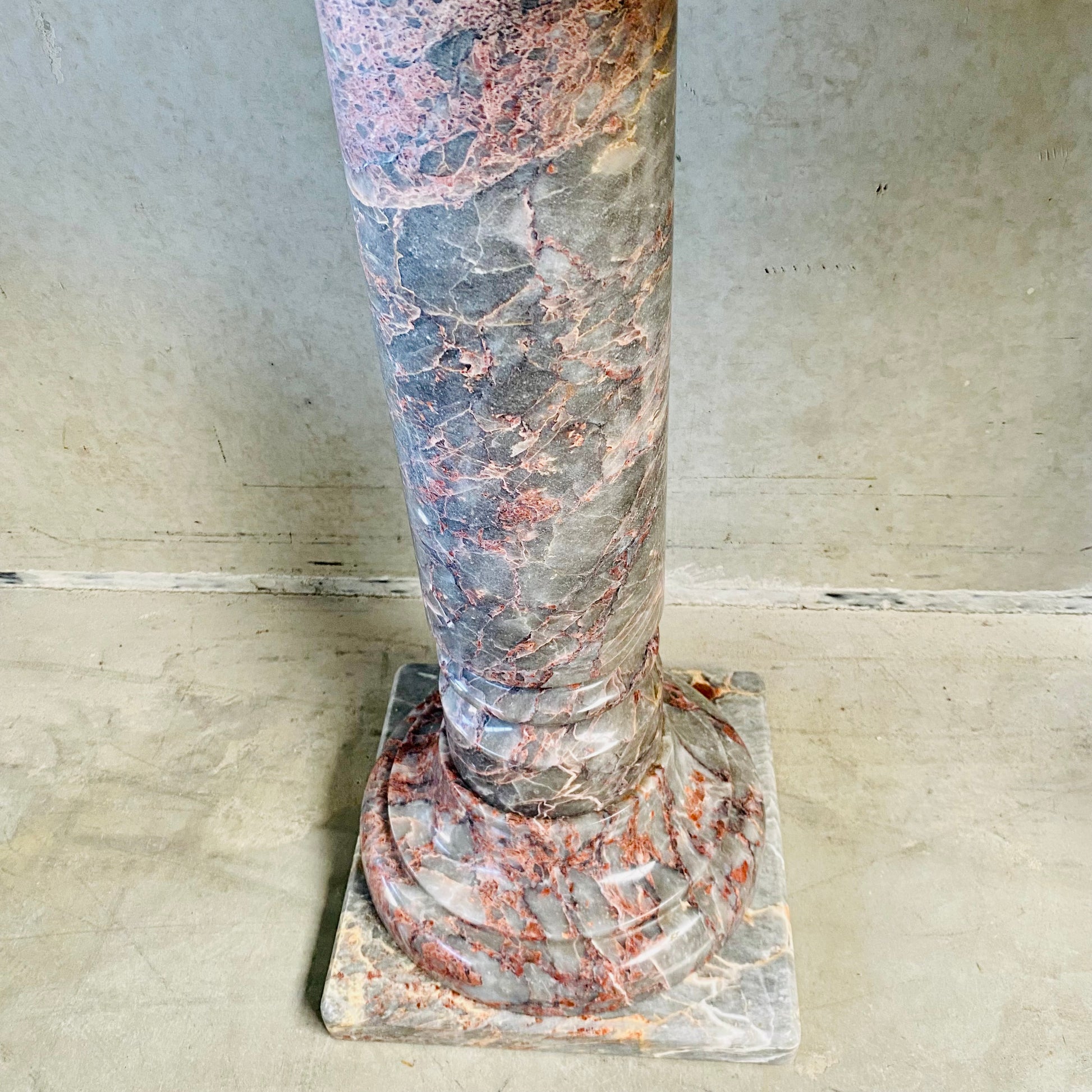 SOLID POLISHED SALOME MARBLE SIDE TABLE, 1980S