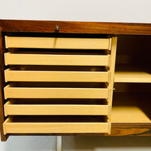Load image into Gallery viewer, MID-CENTURY ROSEWOOD AND LEATHER EXECUTIVE DESK BY SVEN IVAR DYSTHE FOR DOKKA MOBLER, NORWAY 1960S
