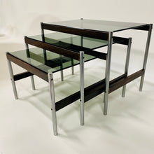 Load image into Gallery viewer, Mid Century Nesting Table Set by Fristho Netherlands 1970

